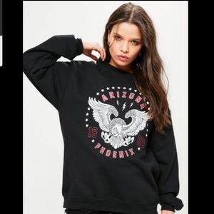 SOLD—Missguided “Arizona” Sweatshirt, US Women’s L